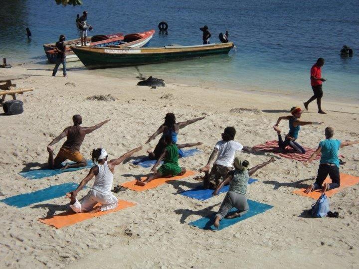 Dolphin Bay Yoga Guest House Drapers Bagian luar foto